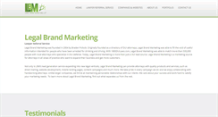 Desktop Screenshot of legalbrandmarketing.com